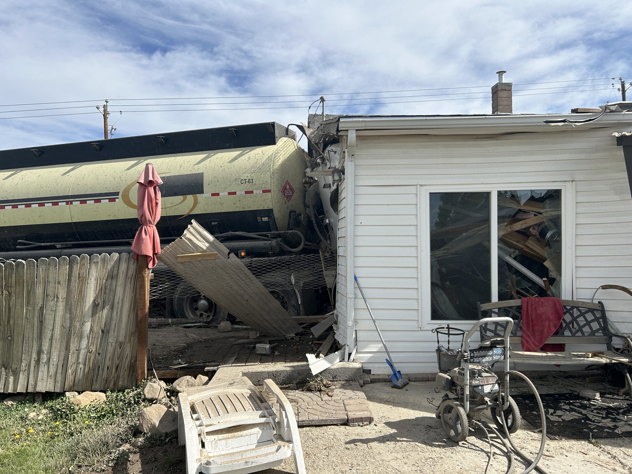 Featured image for “Semi Crashes into home in Wellington, Utah”