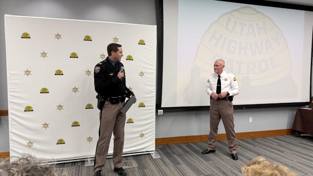 Colorado Colonel Packard speaking about Colonel Rapich.