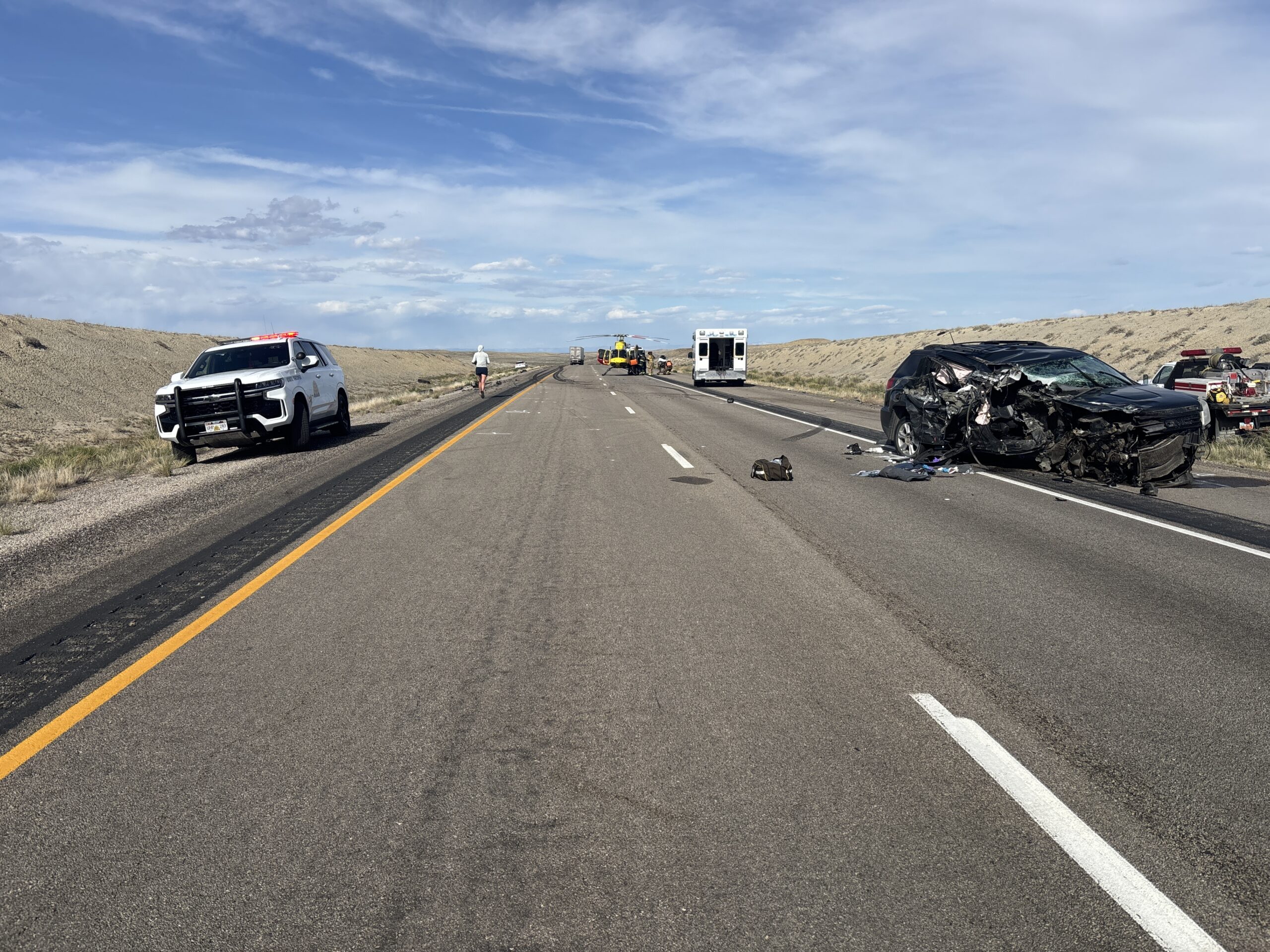 Featured image for “Near head-on crash on I-70, twenty miles from Colorado”